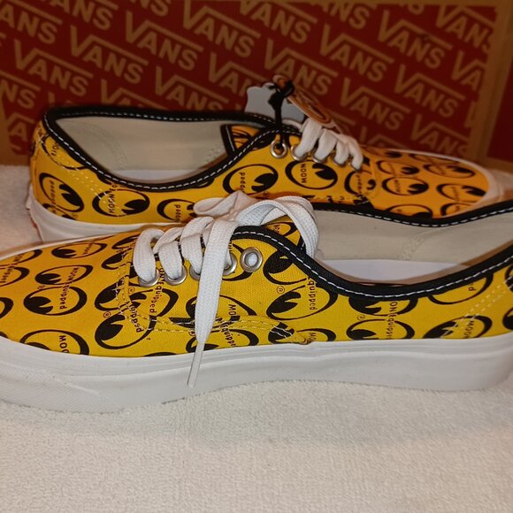 VANS X Mens 6.5/Womens 8 Mooneyes Authentic 44 DX Unisex Anaheim Factory Yellow - Picture 8 of 12